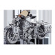 3D metal assembly model electric motorcycle