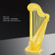 3D metal assembly model harp