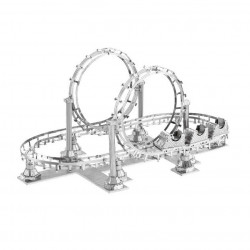 3D metal assembly model roller coaster