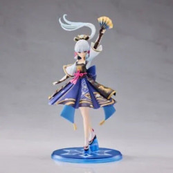 Anime Genshin Impact Kamisato Ayaka Girl Figure Statue Model Toy Decoration Gift 19cm