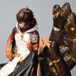Anime Genshin Impact Zhongli Figure Statue Model Toy Decoration Gift 19cm