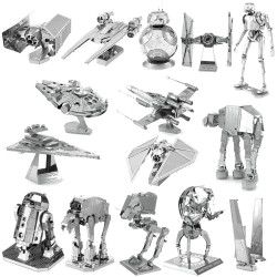 DIY handmade 3D metal jigsaw puzzle adult three-dimensional model assembly and assembly creative educational toys are difficult to make