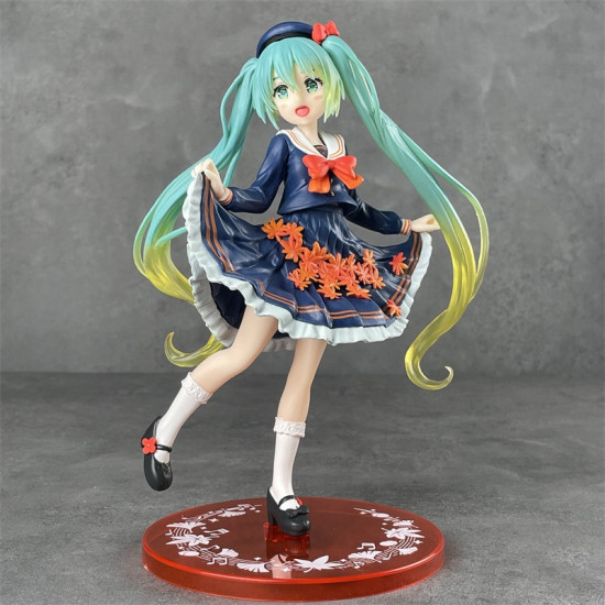 Animation TAITO early sounds Future miku Maple Leaf uniform 3rd four Seasons Autumn clothes scenery hand-made models Wholesale