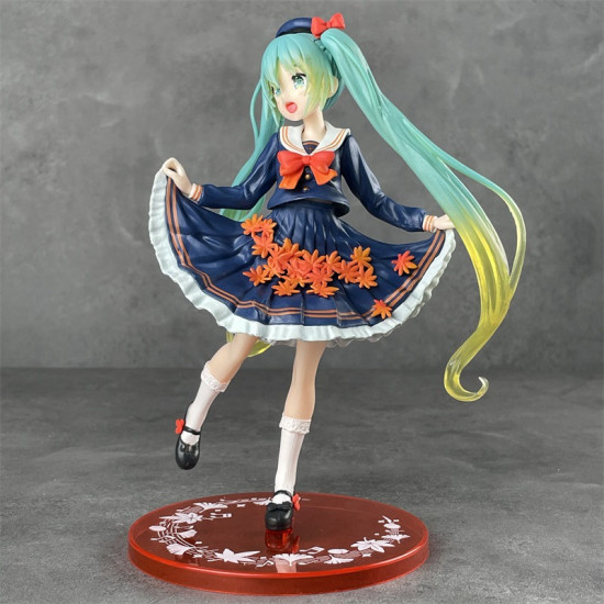 Animation TAITO early sounds Future miku Maple Leaf uniform 3rd four Seasons Autumn clothes scenery hand-made models Wholesale