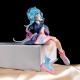 Chuyin Future hand-made second Yuanmei Girl furnishings early Sound pressure instant noodles sitting posture hand-made model scenery furnishings
