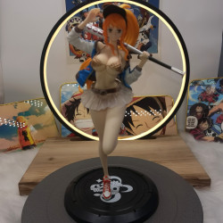 The king of sea thieves has a large size GK Nami 34cm anime box and a beautiful woman in Sauron Sea Thief Group.
