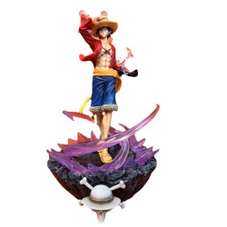 Hot Blood Road Flying Sea Thief King QG Super large Straw Hat three Battle strength scene Special effect Liuying Road Flying hand Office furnishings Model