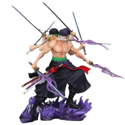The Sea Thief King GK has three heads, six arms, nine knives, Asura, Sauron, fighting form, anime, wholesale by hand.